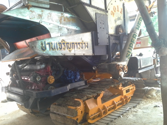 เสร็จแล้วครับพร้อมส่ง ขายปานเจริญ เดิน 12 HTเครื่อง มิตซู+turbo (235 แรง) โซ่ D3 ข้   โรลเลอร์ D3 12 ลูก หน้าเกี่ยว 3 เมตร อุ้มเลด 2.5 ตัน