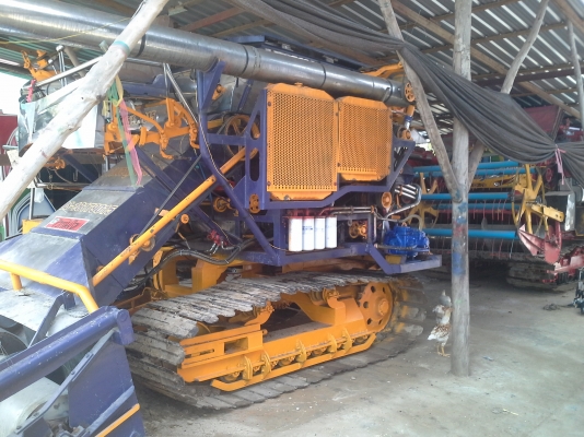 เสร็จแล้วครับพร้อมส่ง ขายปานเจริญ เดิน 12 HTเครื่อง มิตซู+turbo (235 แรง) โซ่ D3 ข้   โรลเลอร์ D3 12 ลูก หน้าเกี่ยว 3 เมตร อุ้มเลด 2.5 ตัน