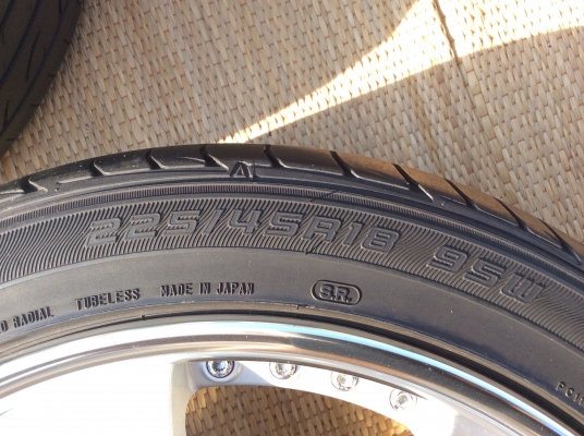 ขายแม็กซ์18" w workแท้พร้อมยางDunlop