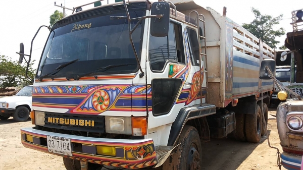 ***ขายแล้วครับขอบคุณ Truck2hand ขาย10ล้อ2เพลาดั๊ม"ไอ้หลง" MITSU FN527M-A 6D16 195HP เกียร์เดิม10สปีด เบรคใหญ่ สาแหรกตรง เครื่องดีแรงแน่นดี ช่วงล่างคัสซีดีไม่ปะไม่ดาม กระบะดั๊มข้างเนียมสภาพดี สีสันโอเค หัวดีภายในคอนโซลดี พ.พาวเวอร์ แอร์  ยางดี10เ