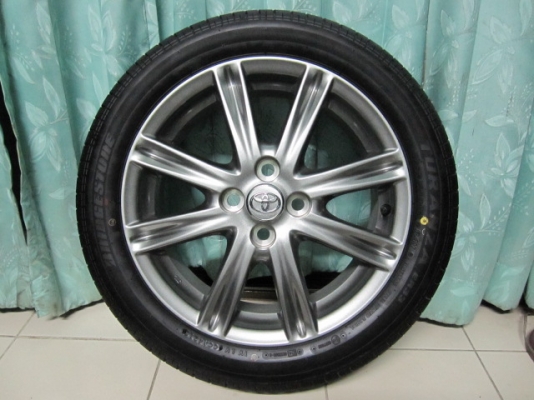 ขายล้อแม็กพร้องยางป้ายแดง TOYOTA VIOS ตัว TOP ขอบ 16 วิ่งมา 20 โล