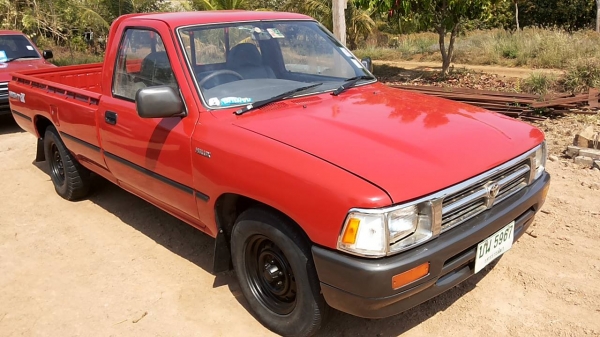 ***ขายแล้วครับขอบคุณ Truck2hand ขายไมตี้ตอนเดียวสวยๆ TOYOTA ไมตี้เอ็กซ์ ปี39/96 เครื่องเดิมเกียร์เดิม แน่นดี ไม่เยิ้ม ช่วงล่างดีคัสซีดีไม่ปะไม่ดาม กระบะสวย หัวเก๋งดีภายในดีคอนโซลดี พ.ธรรมดา รถเคลียร์สีแล้ว ยางดี4เส้น พร้อมใช้ พร้อมลุยงาน เอกสารครบ ราคาต่อ