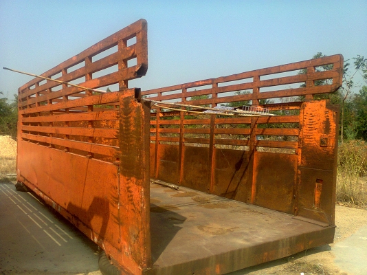 กระบะ 10 ล้อ ยาว 7 เมตร กระบะเหล็กดัมพ์ ครบชุด