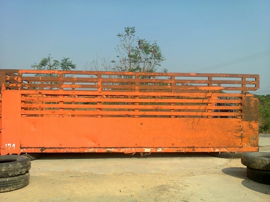 กระบะ 10 ล้อ ยาว 7 เมตร กระบะเหล็กดัมพ์ ครบชุด