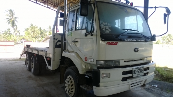 10ล้อท้ายลาด NISSAN UD CW30หัวเก๋ง454.. เครื่อง230แรง PE6  รถสภาพดีพร้อมใฃ้ เล่มพร้อม....