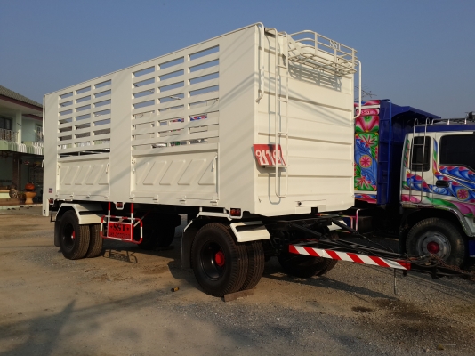 ขายหางพ่วงใหม่2เพลาไม่ดั้มยาว6.5เมตร