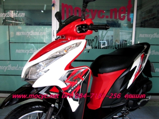 CLICK 125 i  สีขาวแดง ลายสตีท ลายใหม่ล่าสุด โฉมปัจจุบัญ ไมล์ 4 พันโล สภาพใหม่ๆอีกคัน 38900