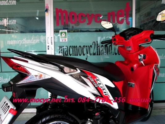 CLICK 125 i  สีขาวแดง ลายสตีท ลายใหม่ล่าสุด โฉมปัจจุบัญ ไมล์ 4 พันโล สภาพใหม่ๆอีกคัน 38900