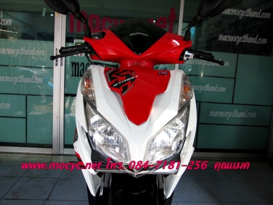 CLICK 125 i  สีขาวแดง ลายสตีท ลายใหม่ล่าสุด โฉมปัจจุบัญ ไมล์ 4 พันโล สภาพใหม่ๆอีกคัน 38900