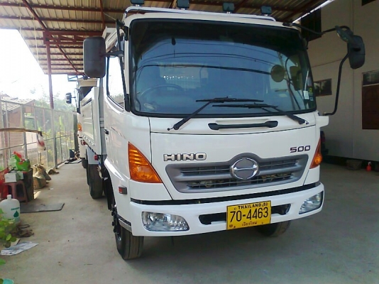 รถหกล้อ HINO รถปี 52 เครื่องยนต์ 175 แรงม้า จัดไฟแน๊นซ์ได้ 800,000 บาท.