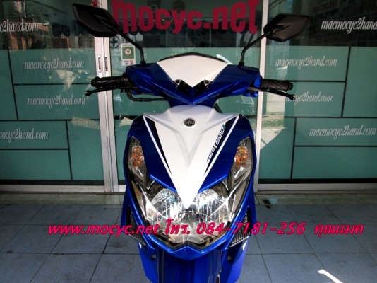 MIO 125 i  ลาย MX  สีนํ้าเงินขาว ล้อ YOGO ใหม่ๆ  เหมาะมากกับคนที่ชอบลงล้อ  27900