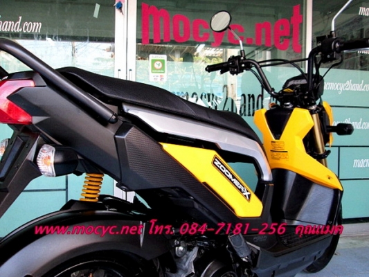ZOOMER สีเหลือง รถเดือน ส.ค. 2556 แค่ 5 เดือน  แถมฟรี ค่าโอน  เสื้อ และหมวกกันน็อก 41900