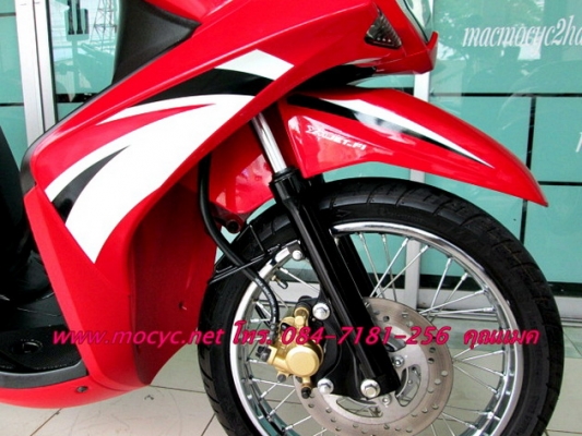 MIO 125 i ลาย RR ปี 56 สีแดงขาว ไมล์ 2720 โล ระบบหัวฉีด ของแถม 4 รายการ ราคาลดได้29900