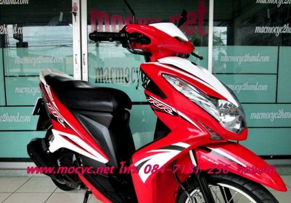 MIO 125 i ลาย RR ปี 56 สีแดงขาว ไมล์ 2720 โล ระบบหัวฉีด ของแถม 4 รายการ ราคาลดได้29900