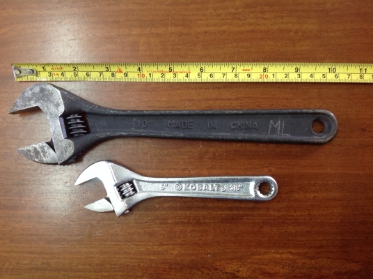ขายประแจ 2 ตัวถูกๆ 12" และ Kobalt 6"