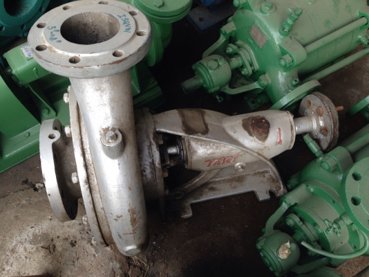 ขายหัวปั้มน้ำหอยโข่ง Taki ขนาด เข้า 5 นิ้ว ออก 4 นิ้ว สภาพสวย หมุนนิ่ม