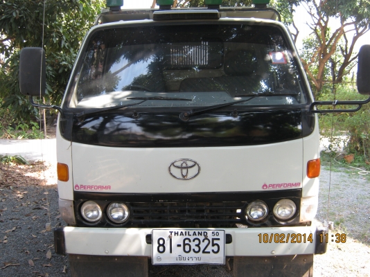 ขายรถดัมพ์ TOYOTA 3คิว หัวขาว เครื่อง 14B ปี 39