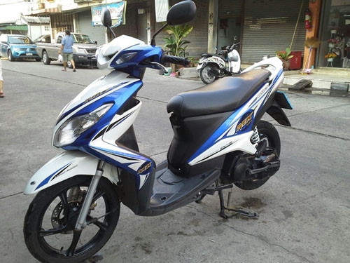 Mio 125 MX ปี 55 ล้อแม็คแท้โรงงาน เดิมๆ สวยกริ๊บ ท้าพิสูจน์ Mio 125 MX ปี 55 ล้อแม็คแท้โรงงาน เดิมๆ สวยกริ๊บ ท้าพิสูจน์