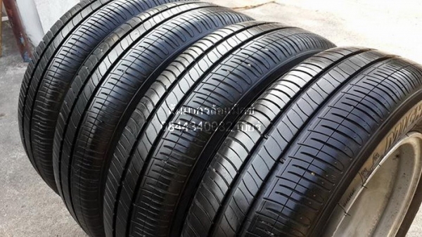 ล้อ14"Brio 4รู100 + ยาง Michelin 175/65/14 ปี12 ดอกสวยๆนิ่มๆวิ่งได้อีกยาวๆ