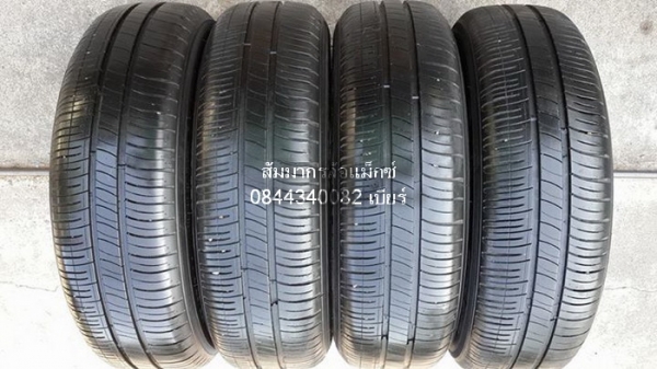 ล้อ14"Brio 4รู100 + ยาง Michelin 175/65/14 ปี12 ดอกสวยๆนิ่มๆวิ่งได้อีกยาวๆ