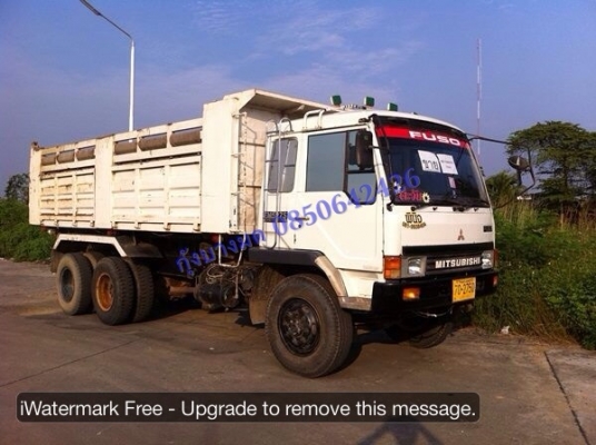 ขายรถบรรทุกสิบล้อดัมพ์ Mitsubishi Turbo TF ซีเรียล 1,1xx กระบะโคราช เครื่อง 6d16 turbo