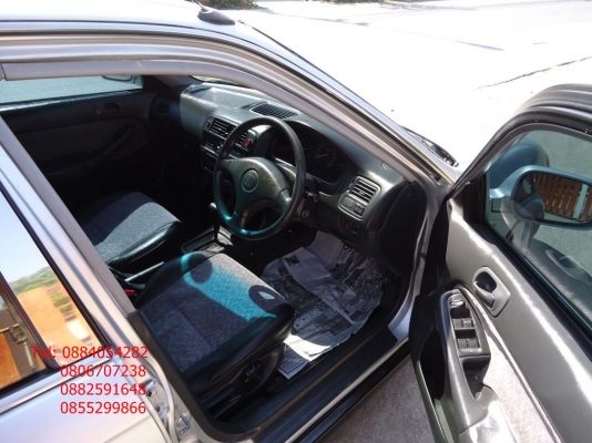 ขาย Honda civic ตาโต เกียร์ออโต้+ติดแก็ส lpg ราคา 108,000 บาท +++++++++++