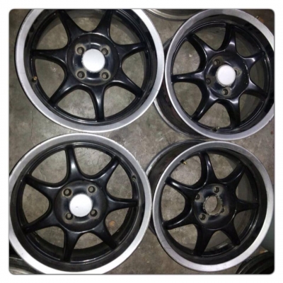 ขายแม็กมือ2ขอบ 15 Enkei 4 รู100 ราคา 4,500บาท ใส่ฟรี