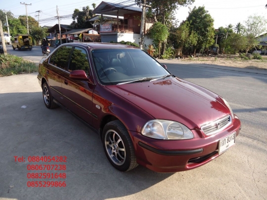 ขาย Honda civic ตาโต ปี 39 สีแดงสวย ราคา 105,000 บาท +++++++++++