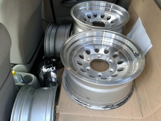 ขายแมกลายหยดน้ำ 15x7/6รู139.7 ออฟลึกๆ ใส่แล้วหล่อ