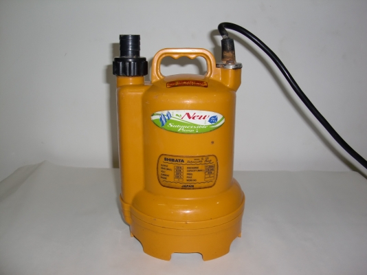 ขายไดโว่สูบน้ำ 1" 220v. พร้อมใช้งาน ยี่ห้อ SHIBATA