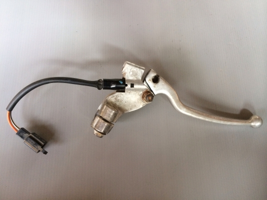 มือเบรคซ้ายของรถคลาสสิคไม่ทราบรุ่น