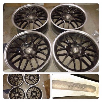 ขายแม็กมือ2ขอบ 17 ดำขอบเงา 4รู114 ราคา 6,900 บาทถูก