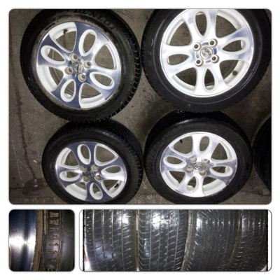 ขายล้อแม็กซ์Toyota NEW VIOS ขอบ 15 รุ่นพิเศษ50ปี 4/100 +ยาง ราคา 5,500 บาทถูก