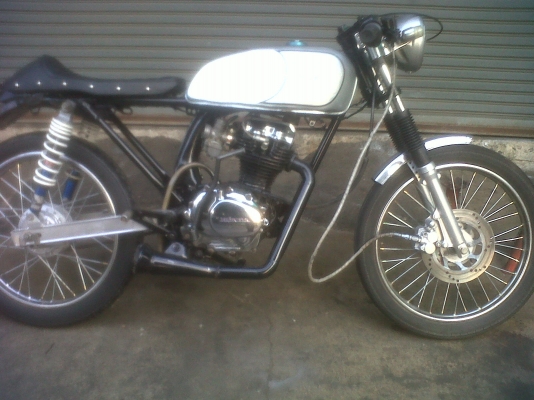 cg 110 cafe racer art