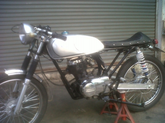 cg 110 cafe racer art