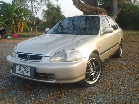 CIVIC EK(ตาโต)หัวฉีด AT+GAS พร้อมใช้ ABS / AIRBAG ตัวท๊อป