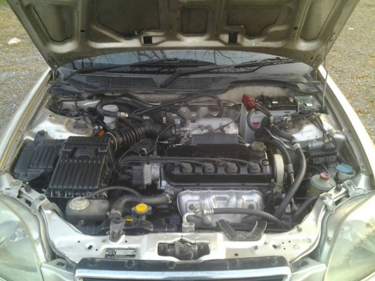 CIVIC EK(ตาโต)หัวฉีด AT+GAS พร้อมใช้ ABS / AIRBAG ตัวท๊อป