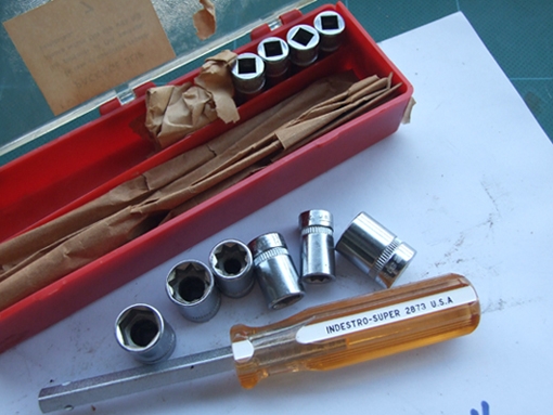 ขายชุดบล็อคไขควง 1/4"  ระบบหุน  INDESTRO made in usa