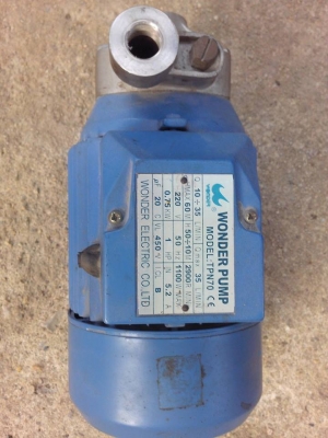 ปั้มน้ำ wonder pomp 220 v