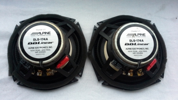 Alpine DDLinear 6.5" DLS-174A 160W แกนร่วมสองทาง Alpine DDLinear 6.5" DLS-174A 160W แกนร่วมสองทาง