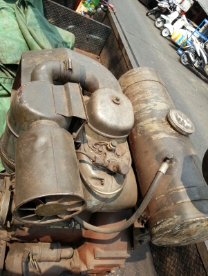 DEUTZ F1L 712 1สูบ สูบน้ำ ปั่นไฟ ใส่รถบดเล็ก