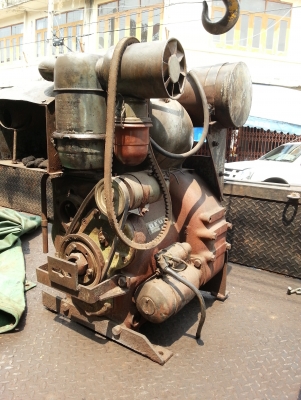 DEUTZ F1L 712 1สูบ สูบน้ำ ปั่นไฟ ใส่รถบดเล็ก