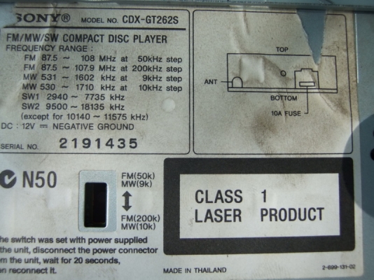 ขาย วิทยุsony CD ขาย วิทยุsony CD