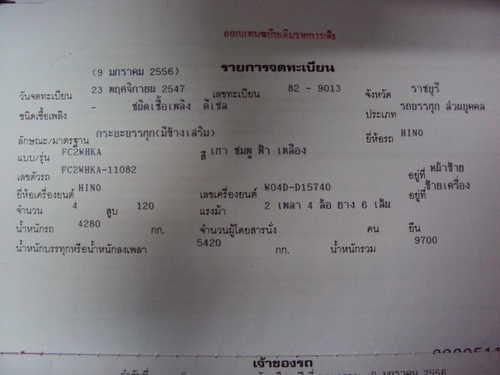 ขายHINO 120แรงม้า ซุปเปอร์เสี่ย คัชซีสวย เครื่องแห้ง 5.5เมตร