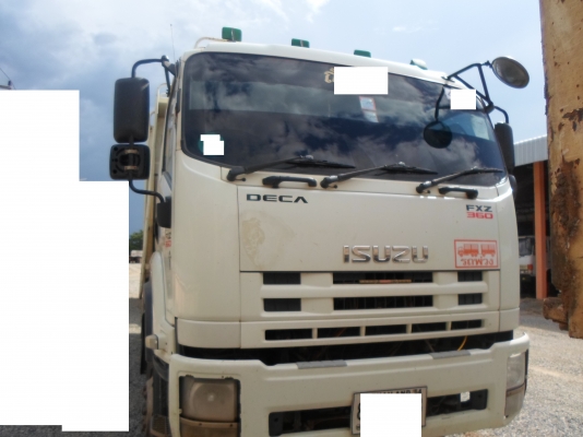 ขายรถสิบล้อ ISUZU DECA FXZ 360 HP EURO 3 ปี 53 ดั้ม เหล็ก มีระบบลากพ่วง