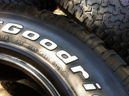 ขายยาง BF Goodrich All-terrain 265 70 r16  ดอก 9มิลสวยๆ