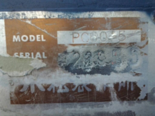 ขายรถแบคโอ KOMATSU PC 60-5