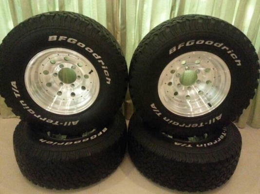 ขายล้อหยดน้ำ 15 พร้อมยาง bf all 31 10.5 15