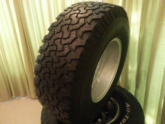 ขายล้อหยดน้ำ 15 พร้อมยาง bf all 31 10.5 15