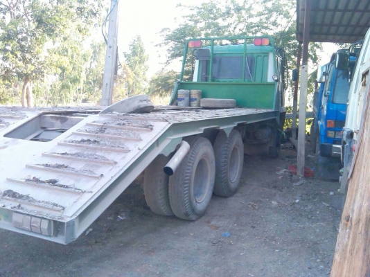 ขายรถเทเลอร์สิบล้อ Mitsubishi 516 เครื่อง HO6C 1 เพลา ทะเบียนพร้อม